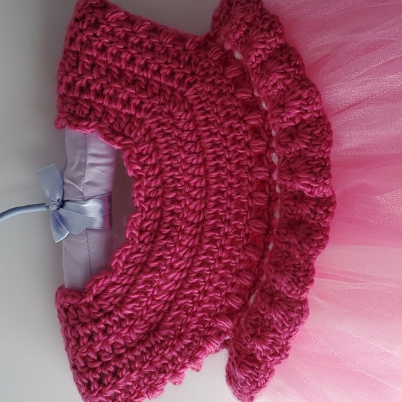 NWOT Pink Tutu Dress & Crown Size 18-24 Months - Picture 2 of 9